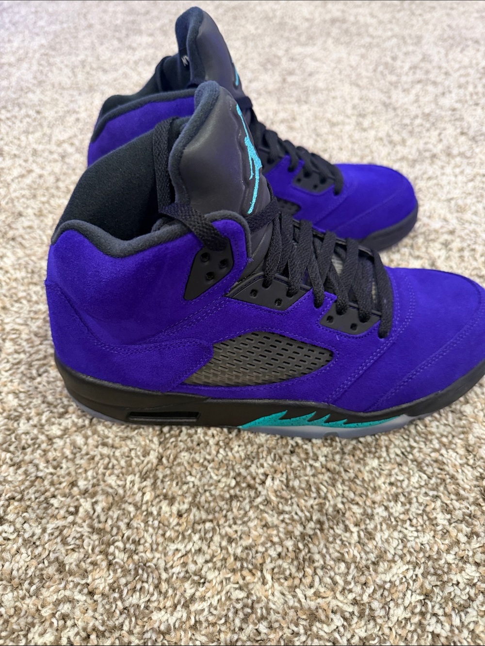 Nike Air Jordan Retro 5 Reverse Grape excellent condition - Picture 2 of 10